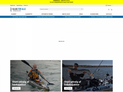 kajakforalle.dk snapshot
