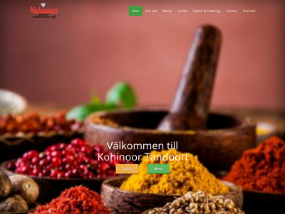 kohinoortandoori.com snapshot