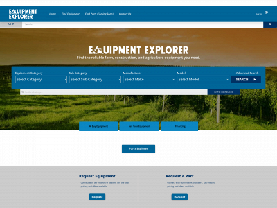 equipment-explorer.com snapshot