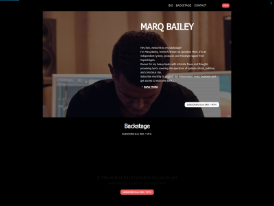 marqbailey.com snapshot