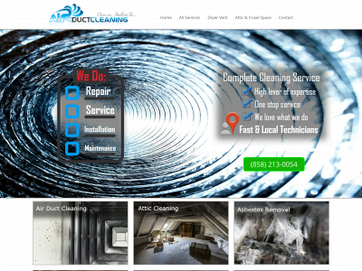 powayairductcleaning.com snapshot