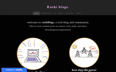 rushiblogs.weebly.com snapshot