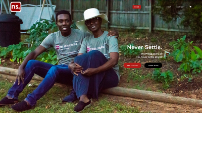 theneversettlebrand.com snapshot