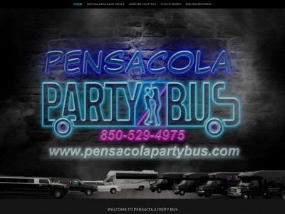 pensacolapartybus.com snapshot