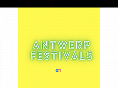 antwerpfestivals.com snapshot