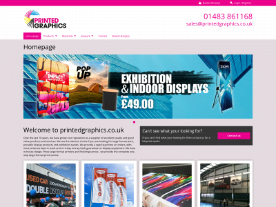 printedgraphics.co.uk snapshot