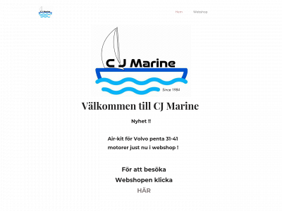 cjmarine.se snapshot