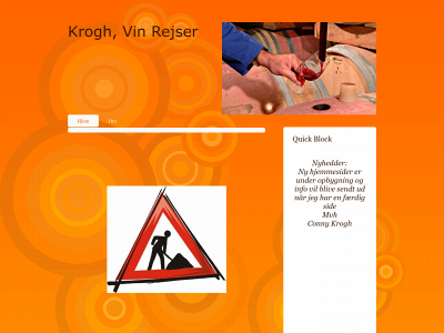 kroghvinrejser.dk snapshot