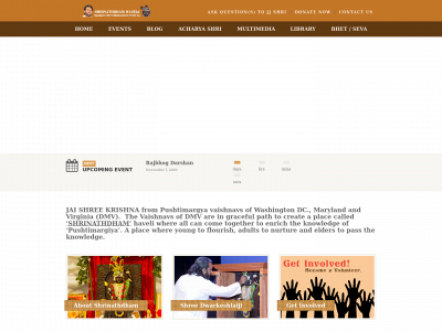 shrinathdhamhaveli.org snapshot
