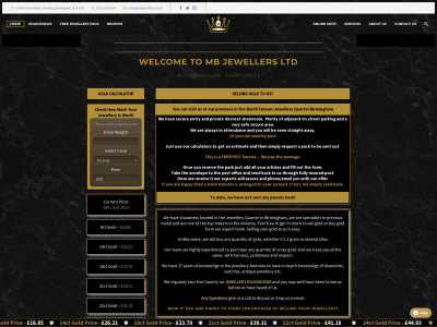 mbjewellers.co.uk snapshot