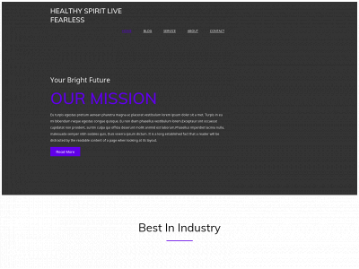 healthyspiritlivefearless.com snapshot