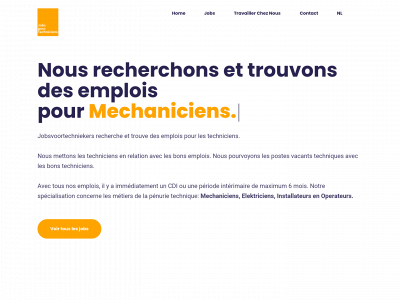 jobspourtechniciens.be snapshot