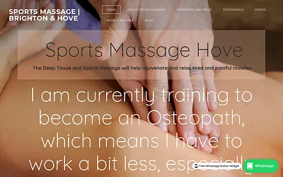 www.sportsmassagehove.co.uk snapshot