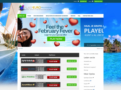 playeuromillions.nl snapshot