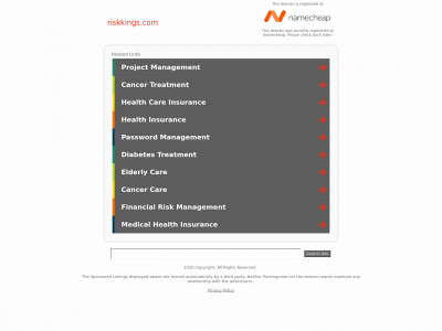 riskkings.com snapshot