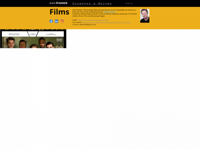 alexpfanderwriterdirector.com snapshot