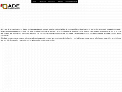 acciondemocraticaecuatoriana.org snapshot