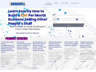 awakenfill.com snapshot