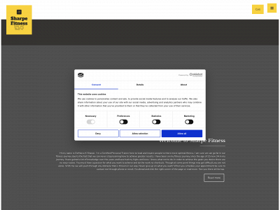 sharpefitness.org snapshot