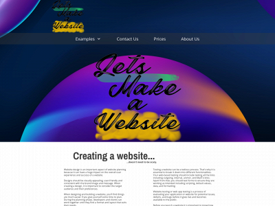 letsmakeawebsite.co.uk snapshot