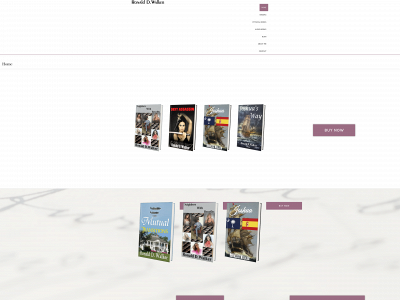 ronaldwalkerauthor.com snapshot