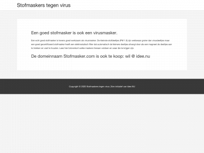 stofmaskers.com snapshot