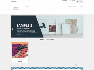 themilanshop.com snapshot