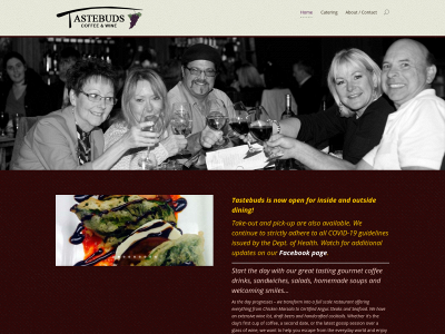 tastebudscoffeewine.com snapshot