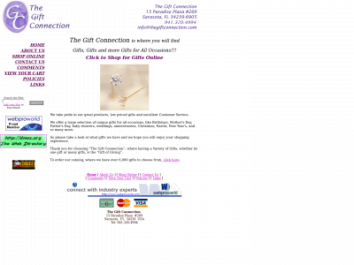 thegiftconnection.com snapshot