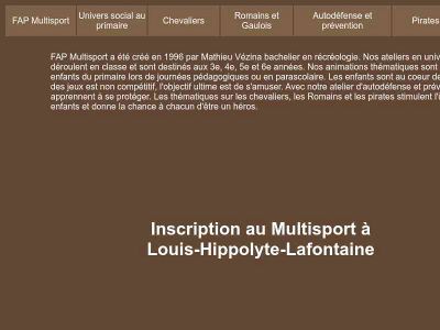 fapmultisport.ca snapshot