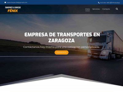 www.transportesfenix.es snapshot