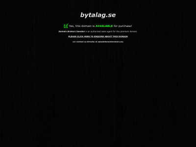 bytalag.se snapshot