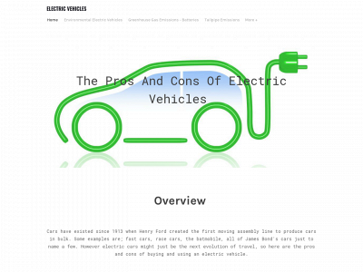 whyelectricvehicles.weebly.com snapshot