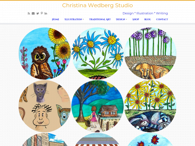 christinawedberg.com snapshot