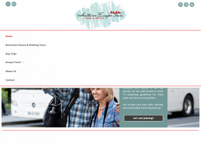 southernescapetours.com snapshot