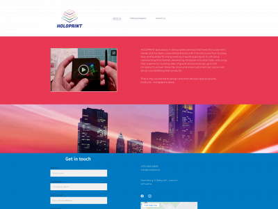 holoprint.lt snapshot
