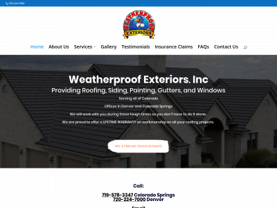 myweatherproofexteriors.com snapshot