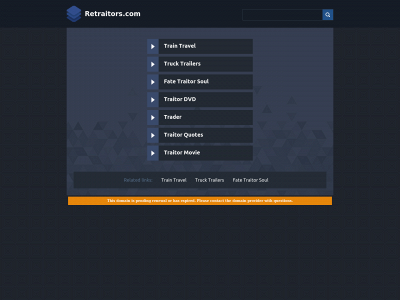 retraitors.com snapshot