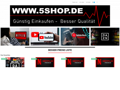 5shop.de snapshot