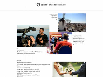 spiderfilmsproducciones.com snapshot