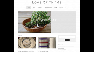 loveofthyme.com snapshot