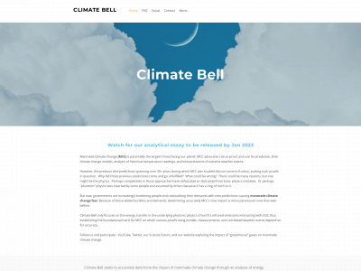 www.climatebell.org snapshot