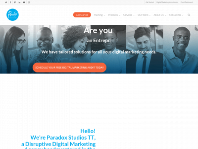 paradoxstudiostt.com snapshot