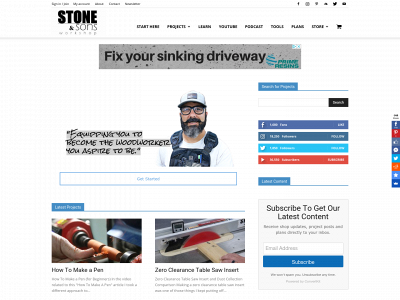 stoneandsons.net snapshot