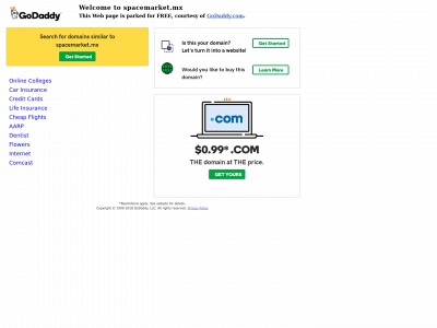 spacemarket.mx snapshot
