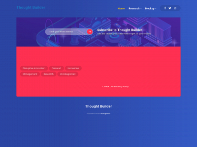 thoughtbuilder.com snapshot