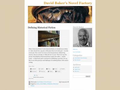 davidbakersnovelfactory.com snapshot