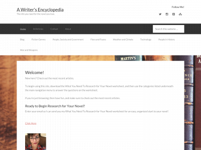 awritersencyclopedia.com snapshot