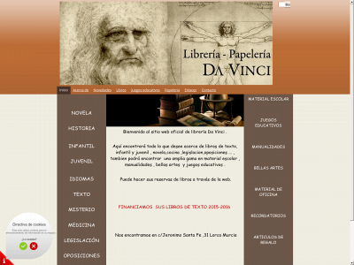 papeleriadavinci.es snapshot