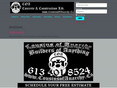 cousinsofanarchy.ca snapshot